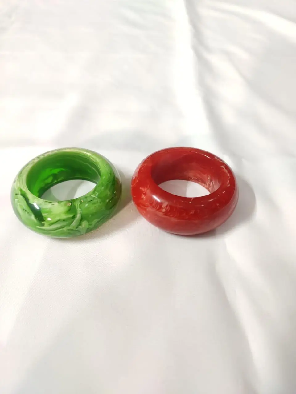 Resin Bangle Bracelet Pairs